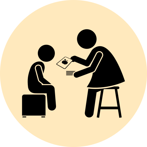 Care for Specially abled Kids icon. A senior receiving compassionate home care services in Edmonton from a dedicated Incubate Home Care caregiver, ensuring comfort and well-being.