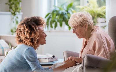 Blog 3. A senior receiving compassionate home care services in Edmonton from a dedicated Incubate Home Care caregiver, ensuring comfort and well-being.